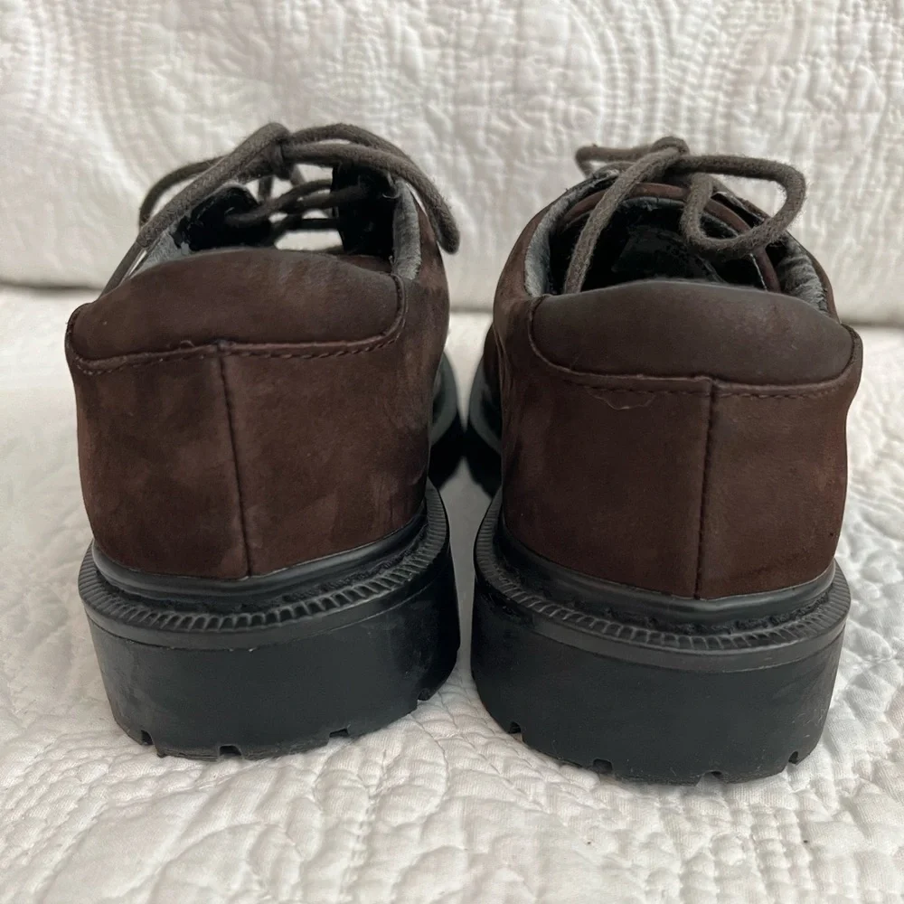 Stride Rite Dark Brown Leather Cooper Bucks- size 13M